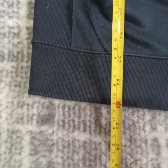 Y2K Abercrombie & Fitch Track Jacket Men's Sz XS Navy Striped Full Zip Fits M Wo - Picture 6 of 10